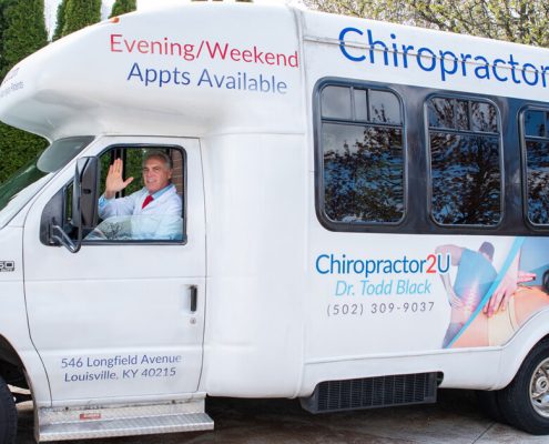 Dr. Todd Black and Chiropractor2U provides Convenient Care for Back Bain Relief